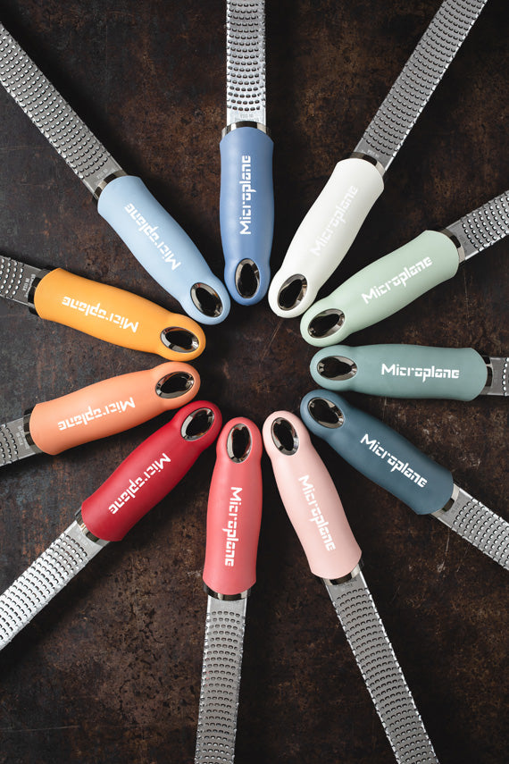 Râpe Microplane Premium Classic – Zester/grate fine inox, poignée grip, protection