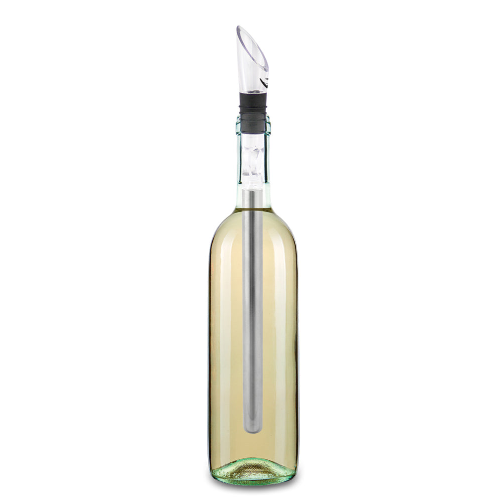 Verseur Vinturi avec tige refroidissante inox – Rafraîchit et verse sans goutte