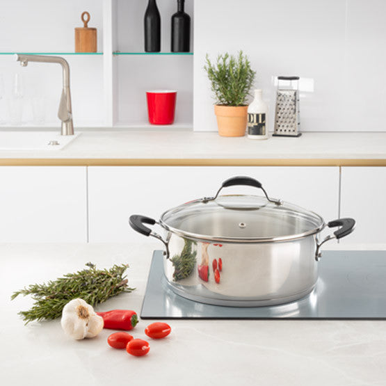 SAUTEUSE TEMPRA 26CM INOX - Aux Arts Culinaires