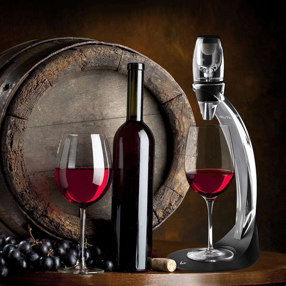 ENSEMBLE AERATEUR VIN ROUGE VINTURI