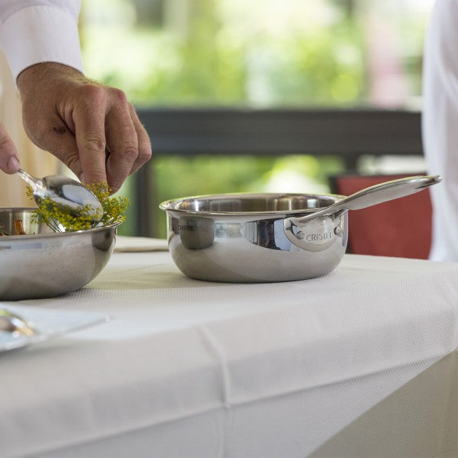 SERIE DE 3 CASSEROLES CRISTEL CASTEL PRO INOX
