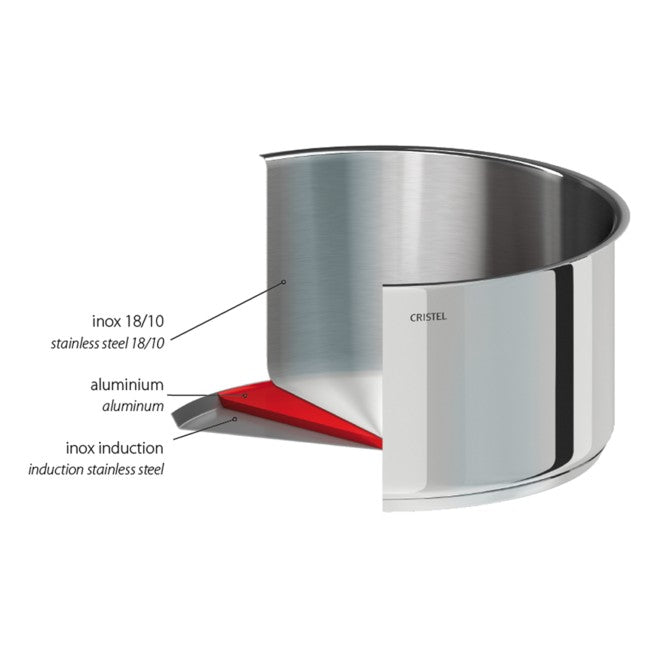 SAUTEUSE INOX CRISTEL MUTINE AMOVIBLE