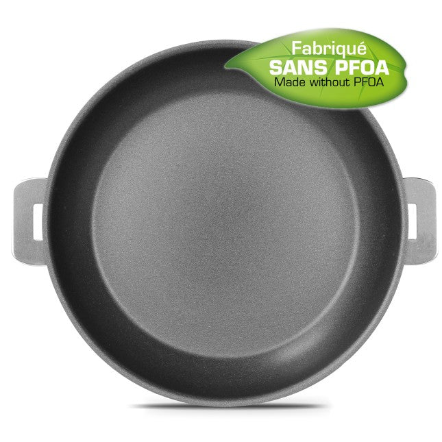 Poêle inox antiadhésive Cristel Exceliss+ – Revêtement Titan, Tous feux