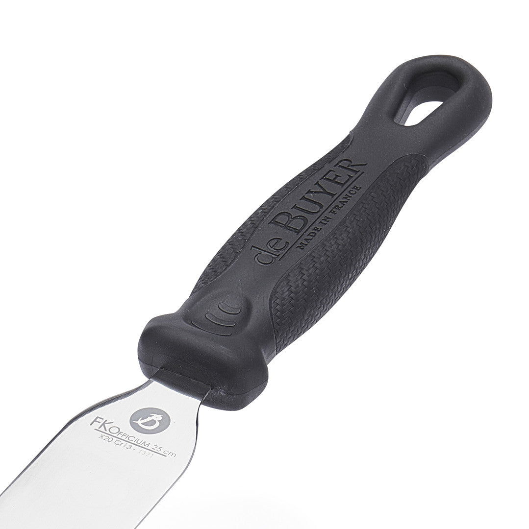 Spatule pâtissière De buyer droite FKO – Inox, manche ergonomique