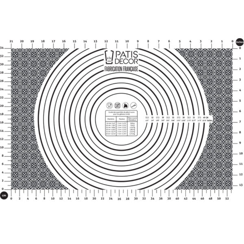 TAPIS PÂTE À SUCRE CERF DELLIER