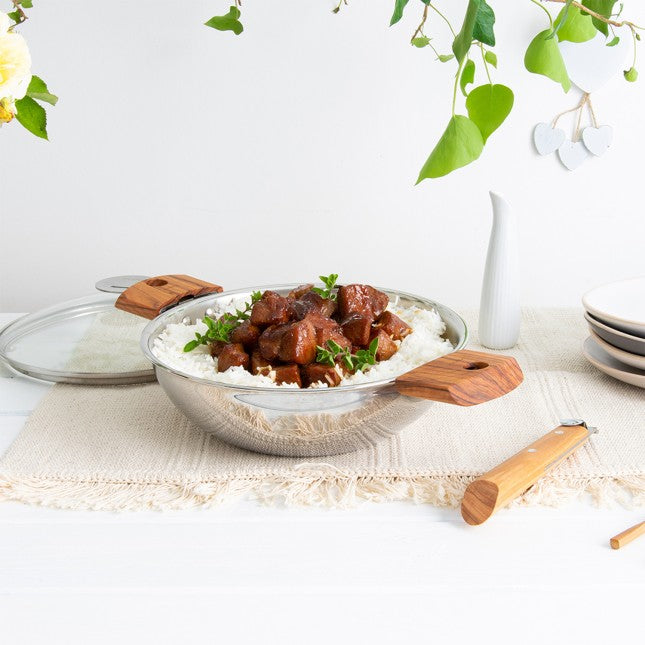 WOK CRISTEL CASTELINE INOX