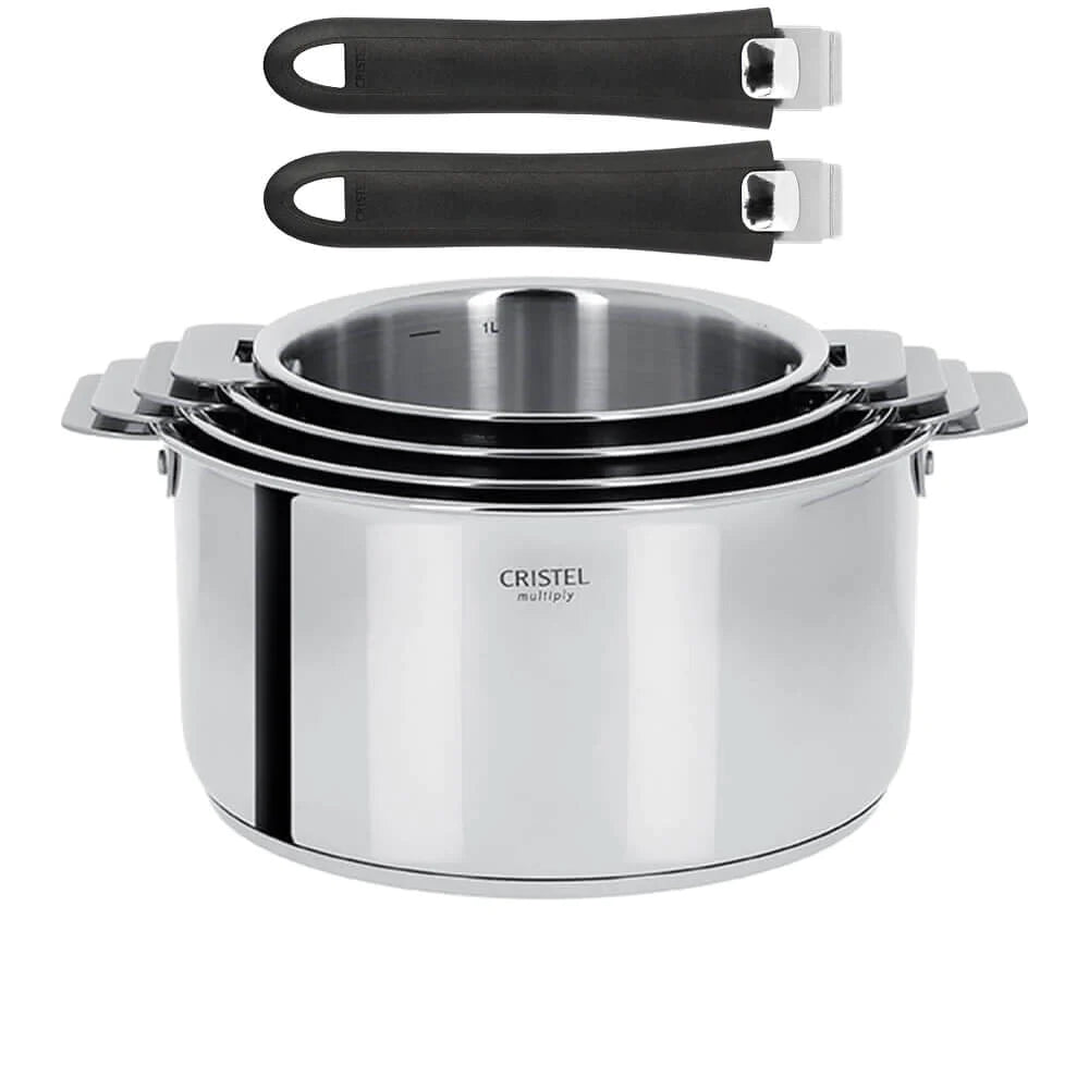 COFFRET DE 4 CASSEROLES CASTELINE CRISTEL