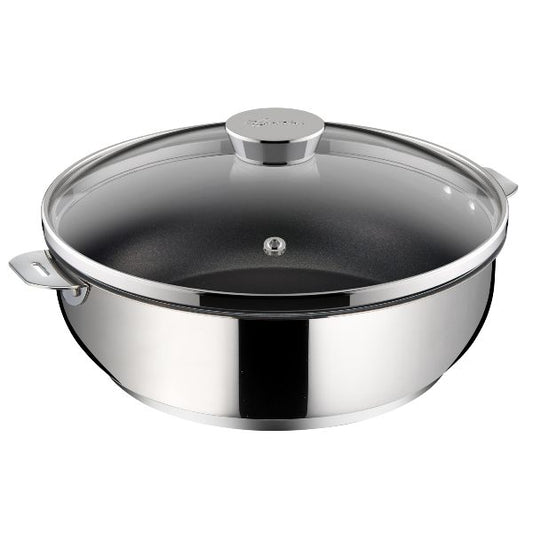 SAUTEUSE REVETUE SALVASPAZIO 28CM + COUVERCLE