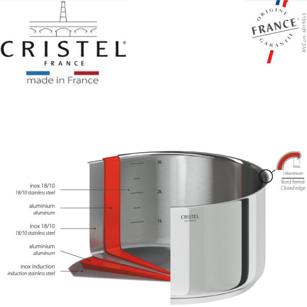 COFFRET DE 4 CASSEROLES CASTELINE CRISTEL