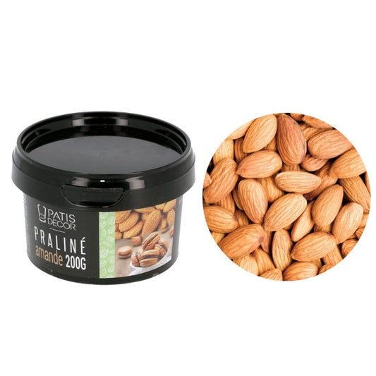 Praliné amande Patisdécor 200 g – 50 % Amandes, Gourmand & Sans Gluten
