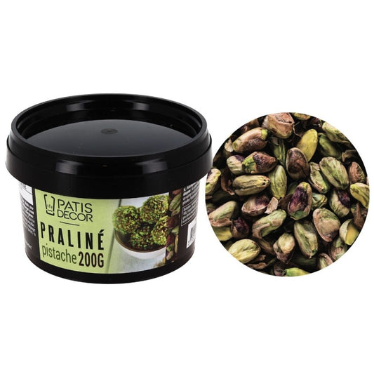 Praliné Pistache Patisdécor 200 g – Pâte Onctueuse, 50% Pistaches, Sans Gluten