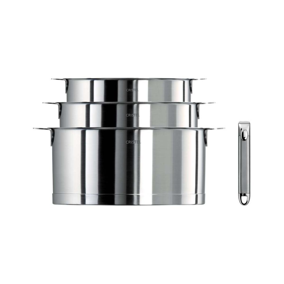 COFFRET 3 CASSEROLES STRATE AMOVIBLE - Aux Arts Culinaires