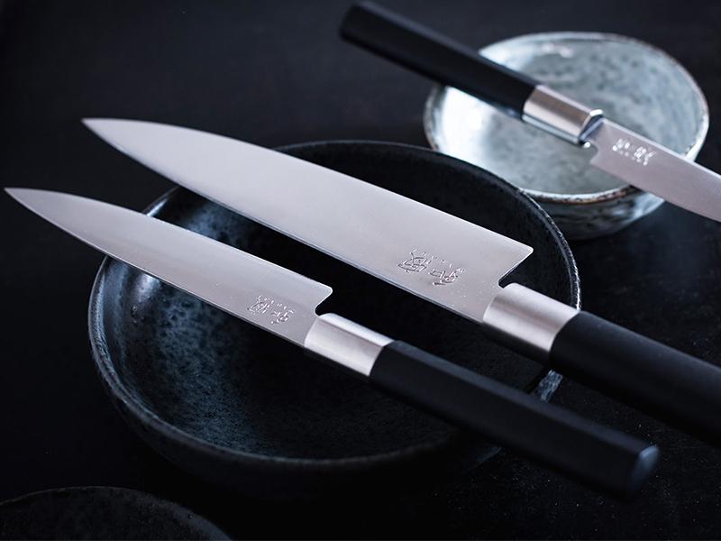 SET 3 COUTEAUX KAI WASABI BLACK